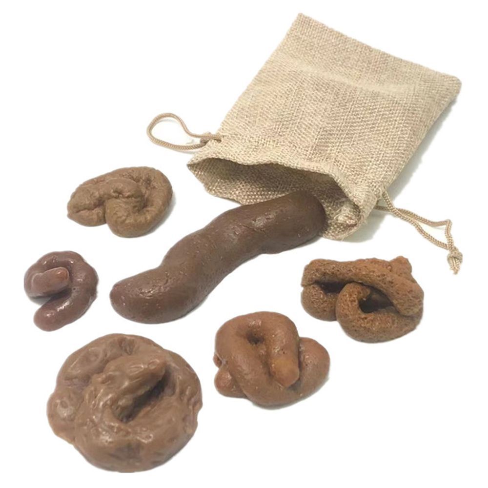 6Pcs Joke Tricky  Antistress G - огляд і ціна Fake Poop Gag Gift